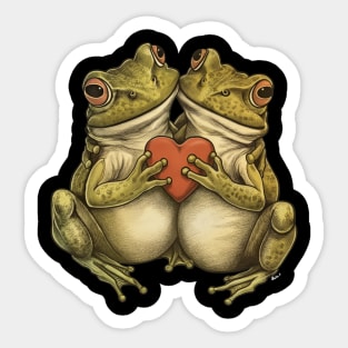 Frog Lover Design Sticker